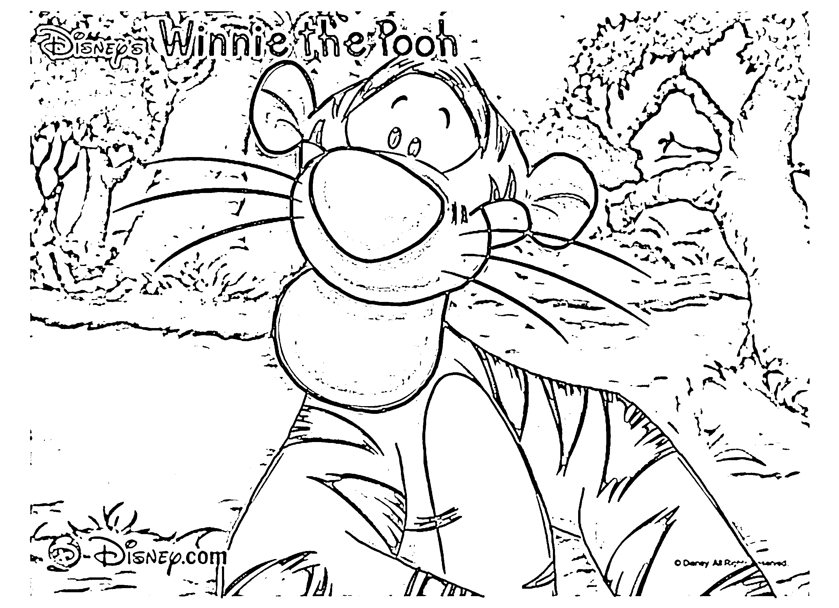 gambar harimau teman winnie the pooh